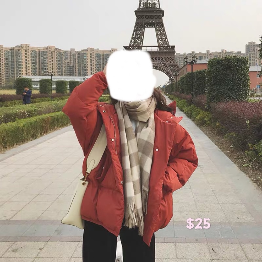 Puffy winter coat